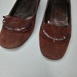 Salvatore Ferragamo  brown suede shoes size 9.5 Photo 5