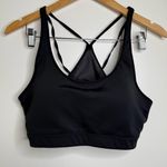 New Balance  Black Strappy Sports Bra NO SIZE Approx an XL Soft Cups Photo 0