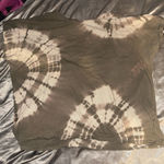 Time And Tru Green and white crop top t shirt  Photo 0