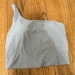 Lululemon Ribbed Asymmetrical Yoga Tank Top Rhino Grey Photo 1