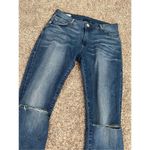 True Religion  jennie curvy skinny jeans ripped knees mid rise denim women’s 29 Photo 9