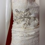 ALLURE ROMANCE Elegant White Lace Wedding Dress Size 2 Photo 3
