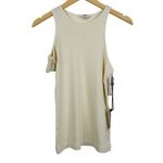 AGOLDE Anthropologie Val Asymmetric Cream Tee Size M NWT Photo 7