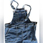 Torrid Flared Overall - Vintage Stretch Medium Denim Wash Sz 22 Cotton Flaw Photo 4