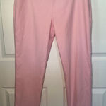 Crown & Ivy  Pink Ankle Pants Cropped‎ Trousers Casual Career Size 10 Photo 0