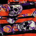 LuLaRoe  Halloween Leggings Tall Curvy 32 inch Skull Floral TrickTreat Fe… Photo 7