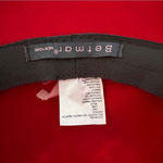 Betmar Women’s Valerina Red Wool Hat with Black Leather Bow Photo 7