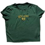 SheIn Green Milano Babydoll Top Photo 0