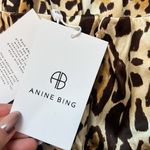 ANINE BING Valentine Stretch Silk Mini Dress in Cheetah Print Photo 6