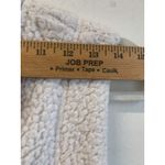 Aerie  Women’s Vest Plaid Flannel Lined Thick Sherpa LG Snap Pockets Cream Sz XS Photo 6