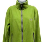 The North Face  Summit Series Fleece Long Sleeve Full Zip Jacket Coat Green Photo 3