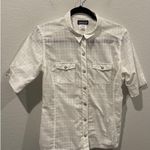 Patagonia Antique White Buttons Down Pockets Shorts Sleeve Shirt Photo 0