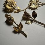 Flowers Lot Of 4 Brooch Pins Some Rose Flower Photo 9