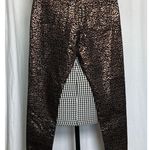 Banana Republic Sz 29 METALLIC Mid-Rise LEOPARD Skinny Stretch Ankle Jeans . NWT Photo 3