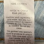 PacSun Blue Cream Two Tone Color block Patch Work Denim Mom Jeans Size 22 Photo 7