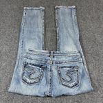 Silver Jeans Suki Mid Baby Boot Women's Blue Stretch Denim Pants Size W28/L31* Photo 1