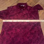 Fashion Bug  Burgundy floral zip up Jacket vintage size 22 24 Photo 6