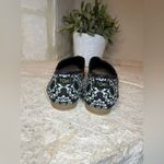 Toms  Darcy Sunburst 10016797 Black/Gray Canvas Fabric Flats Loafer sz 6 Photo 7