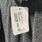 NWT Ces Femme Elegant Black Sheer Sleeve Women's Top Size S Gray Photo 2