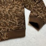 Norton Mcnaughton Women's Animal Print Stretch Bomber Jacket Size 14P Casual Photo 4