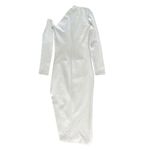 NICHOLAS Shiloh Cold Shoulder Midi Dress in Milk Size 6 Photo 6