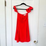 ASTR The Label | Rosaria Off the Shoulder Mini Sundress Dress in Red Size Small Photo 2