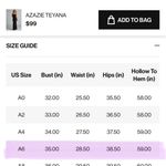 Azazie Black Teyana Dress Photo 9