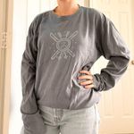 Life is Good  Blue Ski Long Sleeve Tee Shirt Photo 2