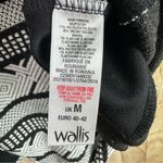 Wallis Monochrome Tribal Print Mini Dress Black Size M Photo 6