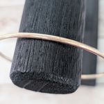 Vintage Bracelet 9" Gold Tone Bangle with Fluffy Multi Colored Ball Charm Photo 6