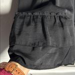 Free People Intimately Black Babydoll Ruffle Dress Mini Coquette Racerback Sexy Photo 5