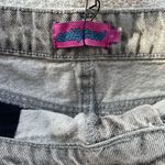 Edikted Low Waisted Denim Black Mini Skirt Photo 3