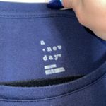 A New Day Short Sleeve Navy Crew Neck Tee Photo 2