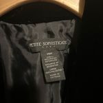 Petite Sophisticate  Black Velvet Women's Jacket size‎ 14P Photo 5