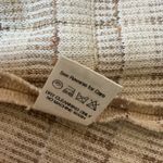 Marisa K Wool Blend Short Sleeve Tweed Knit Top Dressy Career Elegant sz M Tan Size M Photo 4