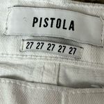 Pistola  Mason Slim Boyfriend Jeans Women’s 27 White Ivory Distressed Mid Rise Photo 9