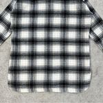 Banana Republic  Women’s Wool Blend Flannel Shirt Button Up Jacket Shacket Size L Photo 9