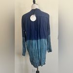 Boho Me Chic Ombre Navy and Light Blue Women's Tunic Photo 1