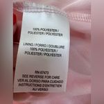 Maison Tara V Neck Pink Watercolor Floral Maxi Dress with Bow Straps size 6 $148 Photo 13