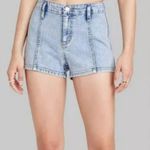 Wild Fable Jean Shorts Light Wash Blue Super High Rise Denim Casual Neutral Plus Photo 0