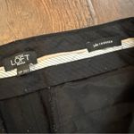 Loft ANN TAYLOR  black The Julie Trouser, size 12P Photo 9