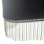 Showpo NEW . Black Shikita Strapless Bandeau Tube Fringe Hem Mini Dress Size 8 Photo 2