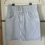 ZARA Paperbag waist Denim Skirt size medium Photo 0