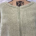 Prologue  Light Green Sherpa Fleece Pullover Sweater Photo 5
