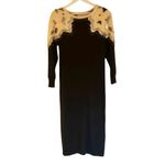 Carole M Vintage 80’s knit Angora sweater dress M 8 Photo 2