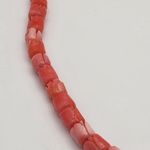 Vintage Angel Skin Coral Carved Tulip Necklace (16.5") Pink Photo 7