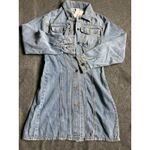 Blue Denim Mini Dress‎ – A Photo 2