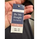 Abercrombie & Fitch Curve Love Vegan Leather 90's Straight Pant Size 37 Photo 3