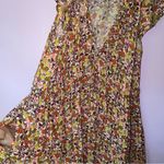 Old Navy  Dress 2X Midi Ditsy Floral Sundress Ruffle Sleeves Photo 1