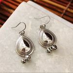 Chico's Chico’s Teardrop Dangle Silver Tone Earrings Photo 1